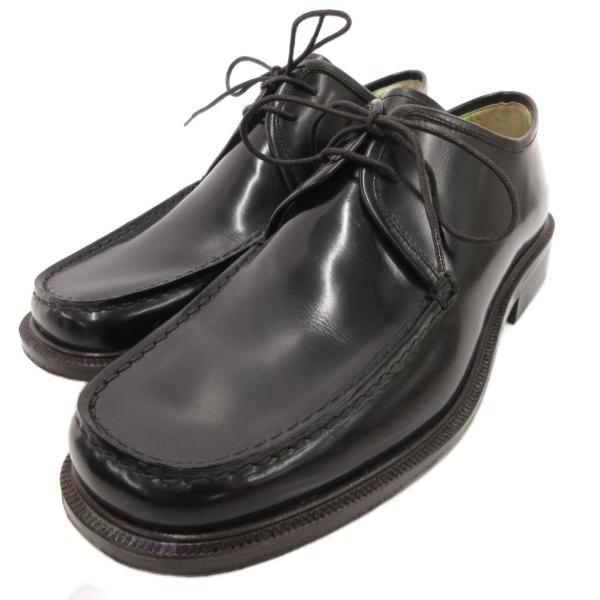 ポールスミス PAUL SMITH モカシン ローファー ダービーシューズ ビジネス レザー 7 黒...