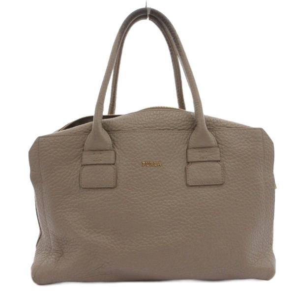 フルラ FURLA ハンドバッグ ショルダー 2WAY レザー 革 ロゴ グレー /FF ■GY11...