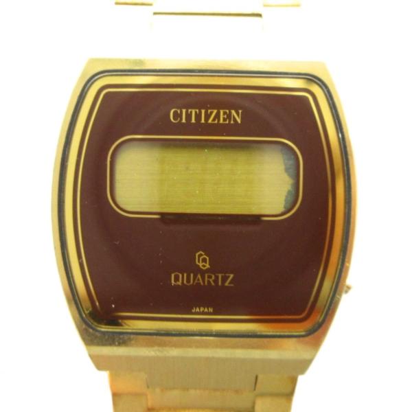 シチズン CITIZEN ジャンク品 4-097904K 腕時計 ウォッチ クォーツ デジタル ロゴ...