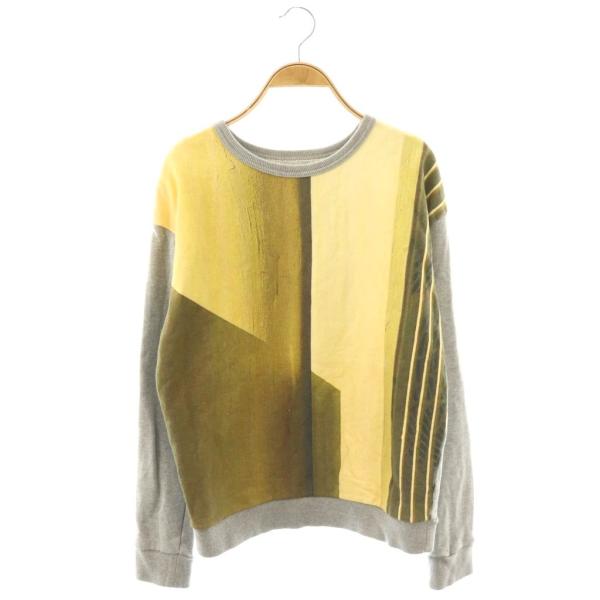 アメリヴィンテージ Ameri VINTAGE スウェット トレーナー プリント グレー イエロー ...