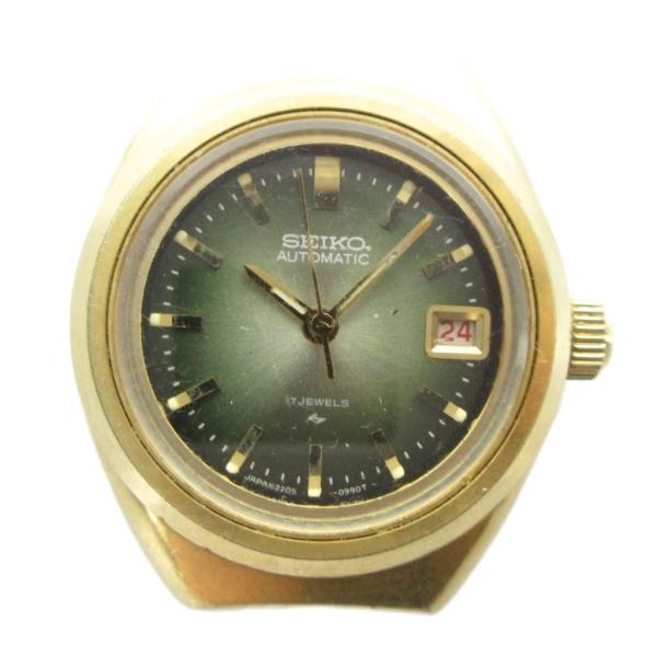 セイコー SEIKO ジャンク品 2205-0600 腕時計 ウォッチ 自動巻き カレンダー付き ゴ...