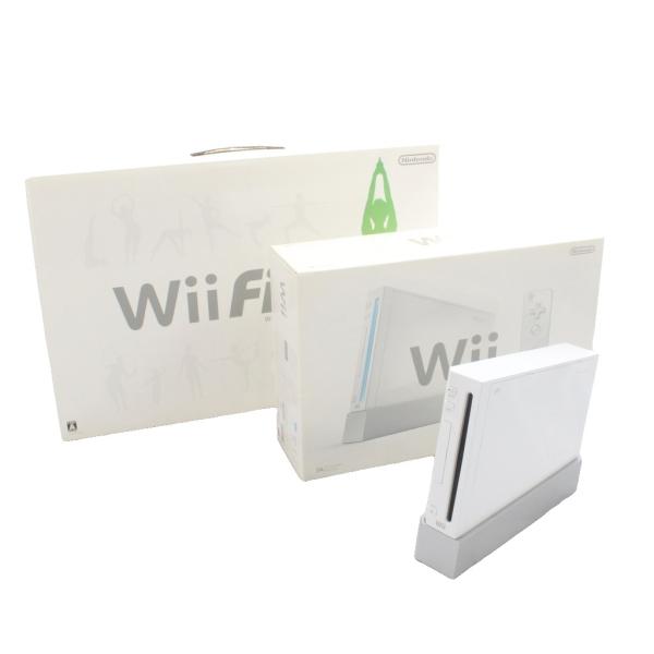 未使用品 ニンテンドー 任天堂 Nintendo Wii 本体 Wii Fit セット RVL-00...