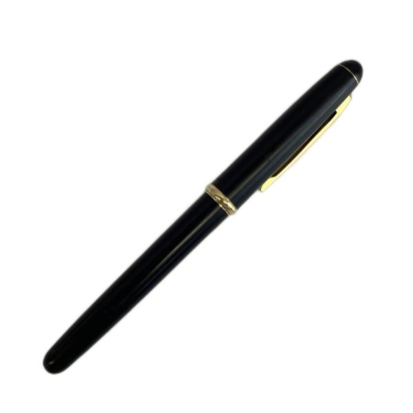 パイロット PILOT ジャンク品 万年筆 文房具 筆記用具 ロゴ 黒 ブラック ゴールド色 /XZ...