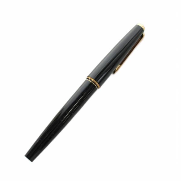 モンブラン MONT BLANC 万年筆 筆記用具 文房具 ロゴ 黒 ブラック /AN73 ■GY1...