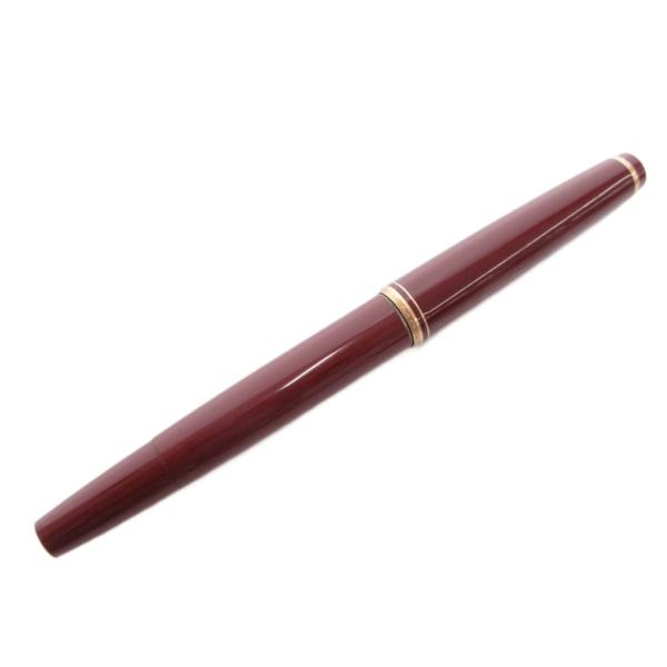 モンブラン MONT BLANC No.24 万年筆 文房具 筆記具 ロゴ ボルドー /FF ■GY...