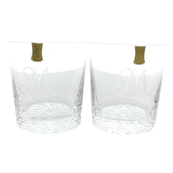 Meissen Lead Crystal マイセンレッドクリスタル ロックグラス 2客セット ペア ...