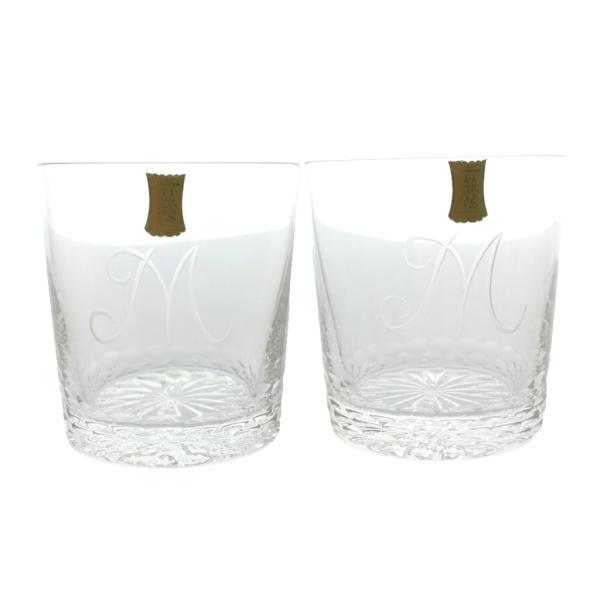 Meissen Lead Crystal マイセンレッドクリスタル ロックグラス 2客セット ペア ...