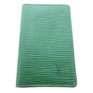 ルイヴィトン LOUIS VUITTON エピ カードケース 名刺入れ レザー LVロゴ 緑 グリーン /FF ■GY18 メンズ