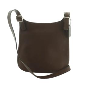 コーチ COACH オールドコーチ ショルダーバッグ レザー フラップ 茶 9131 /MI ■GY42 レディース