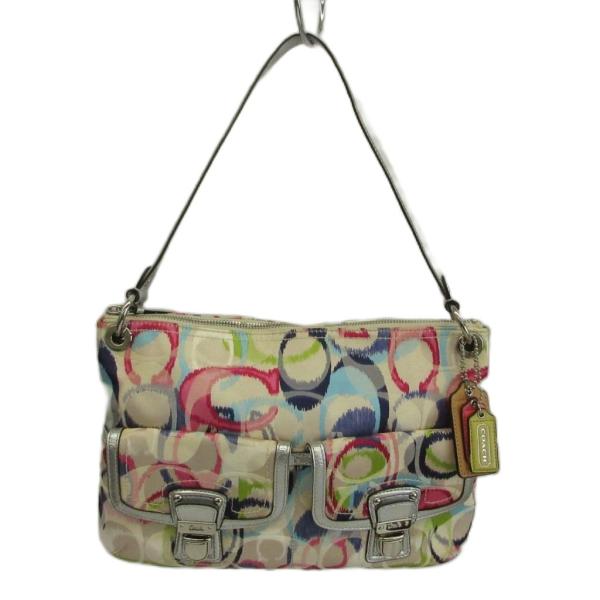 コーチ COACH Poppy Ikat Signature Hippie トートバッグ ショルダー...