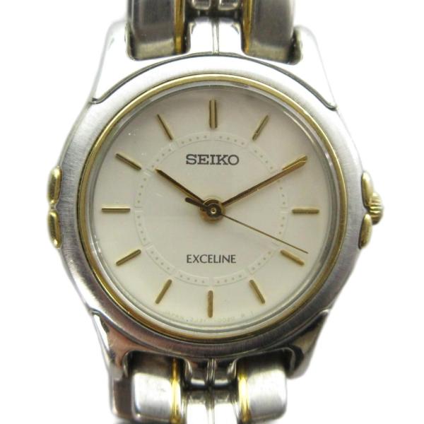 セイコー SEIKO エクセリーヌ 腕時計 ウォッチ クォーツ 2J31-001A シルバー色 ■G...