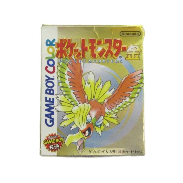 Nintendo 任天堂 GAMEBOY COLOR ポケットモンスター 金 ゲームソフト カセット...