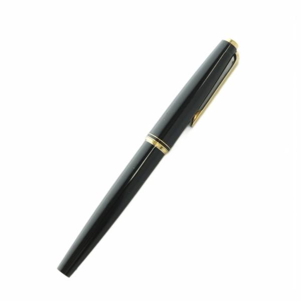 モンブラン MONT BLANC 万年筆 文房具 筆記用具 ペン先585 14K 黒 ゴールドカラー...