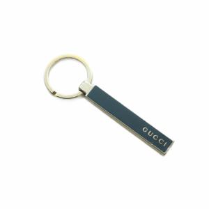 グッチ GUCCI キーリング ロゴ 青 /MI ■OH ■GY18 レディース