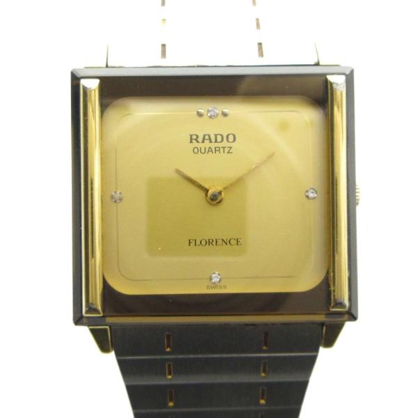 ラドー RADO ジャンク品 フローレンス FROLENCE 腕時計 ウォッチ クォーツ ロゴ シル...
