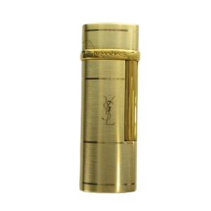 イヴサンローラン YVES SAINT LAURENT ガスライター 喫煙具 タバコ ロゴ 火花未確認 ゴールド色 ■GY18 /MQ メンズ