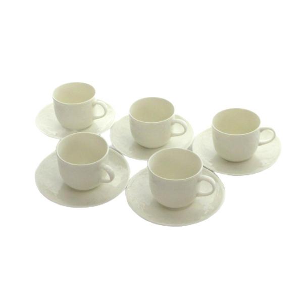 イヴサンローラン YVES SAINT LAURENT カップ ソーサー 5客 セット ロゴ 食器 ...