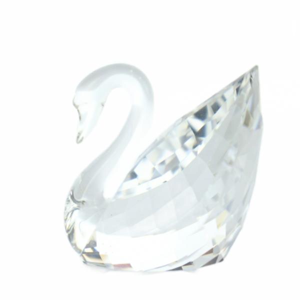 スワロフスキー SWAROVSKI インテリア 置き物 ロゴ 刻印 白鳥 クリア ■GY18 /MQ...