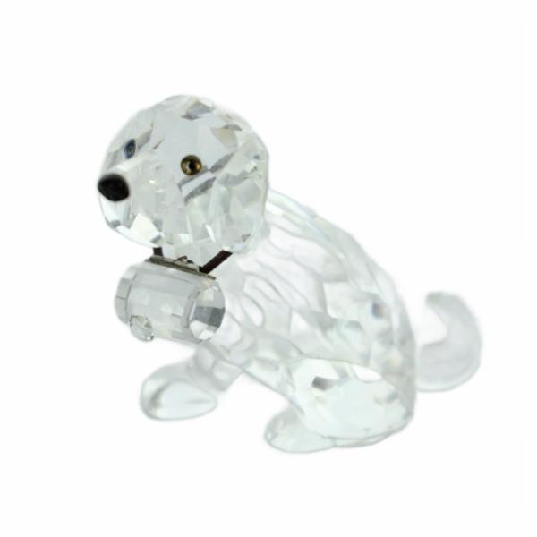 スワロフスキー SWAROVSKI インテリア 置物 クリスタル 犬 ドッグ クリア ■GY11 /...