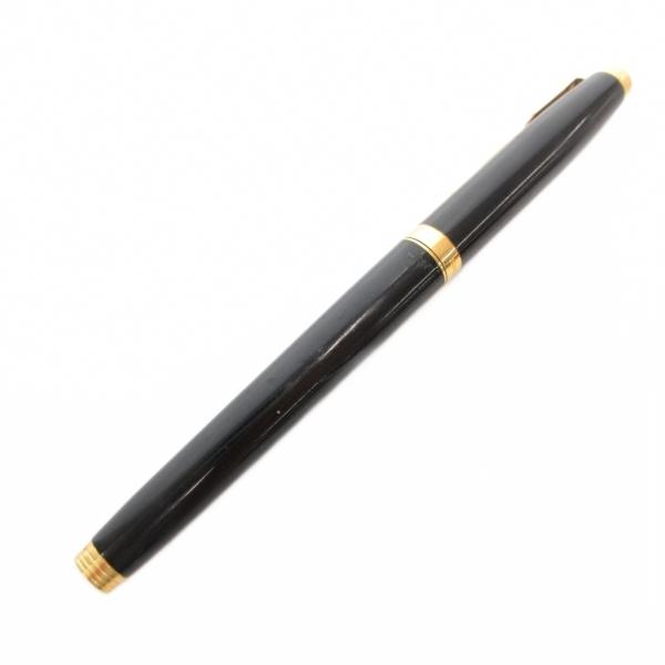 パーカー parker 文房具 万年筆 筆記用具 ロゴ ゴールドカラー 黒 ブラック /ML ■GY...