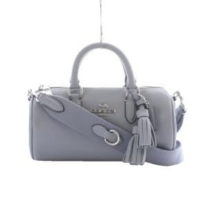 コーチ COACH レーシークロスボディ ショルダーバッグ ハンドバッグ レザー 本革 青 ブルー タッセル 2way CJ571 /RI ■OS レディース