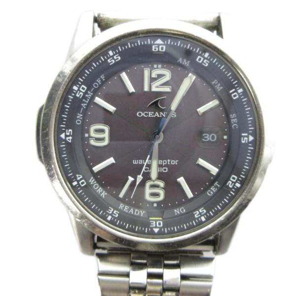 カシオ CASIO OCW-100TLJ オシアナス 腕時計 ウォッチ ソーラー 黒文字盤 カレンダ...