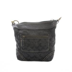 コーチ COACH ショルダーバッグ 黒 ブラ...の詳細画像1