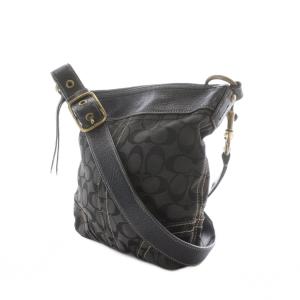 コーチ COACH ショルダーバッグ 黒 ブラ...の詳細画像2