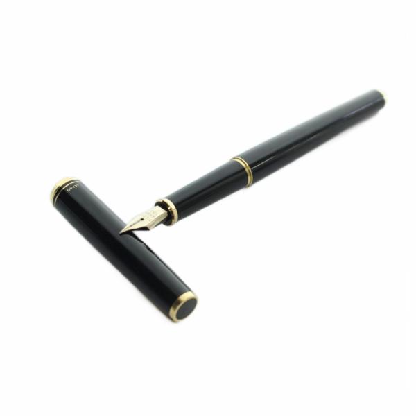パイロット PILOT 14K-585 万年筆 文房具 筆記用具 ロゴ 筆記未確認 黒 ブラック ■...