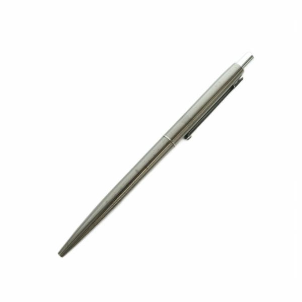 モンブラン MONT BLANC ボールペン ノック式 文房具 筆記用具 グレー シルバーカラー /...