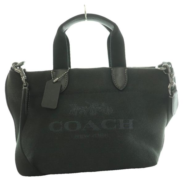 コーチ COACH ミニ ツアー トート バッグ 2WAY ショルダー ハンド チャーム付き キャン...