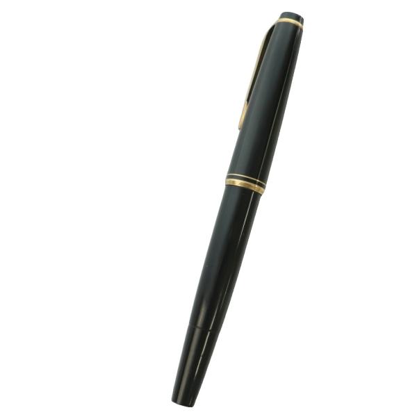 モンブラン MONT BLANC ジャンク品 文房具 万年筆 No22 黒 ブラック ゴールドカラー...