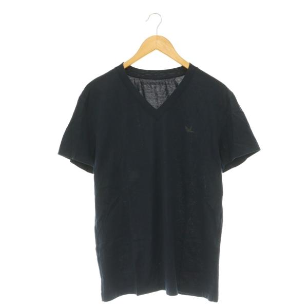 ウノピュウノウグァーレトレ 1PIU1UGUALE3 Tシャツ Vネック 半袖 5 紺 /HS ■G...