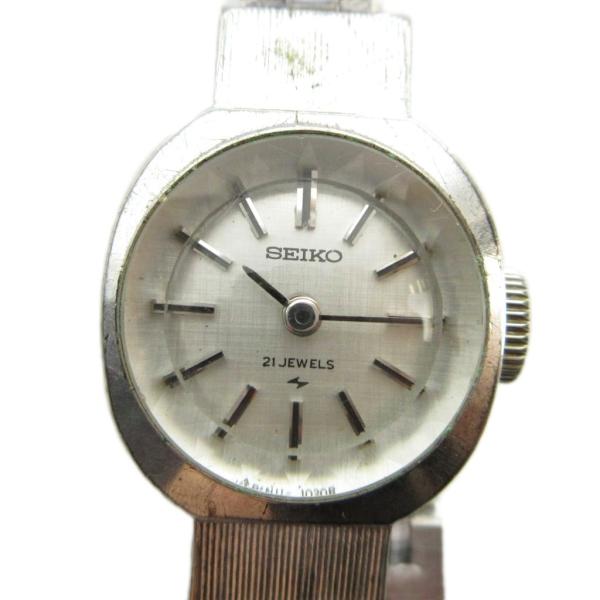 セイコー SEIKO 11-0340 腕時計 ウォッチ 手巻き ロゴ シルバー色 ■GY18 /MQ...