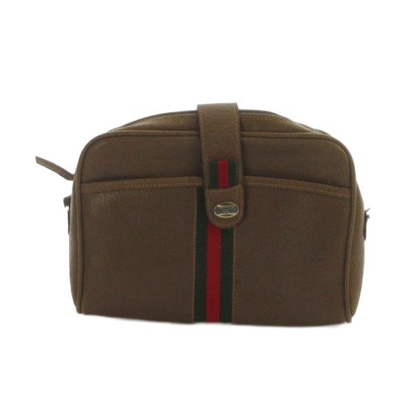 グッチ GUCCI クラッチバッグ セカンドバッグ レザー ロゴ 茶 ブラウン ■GY18 /MQ ...