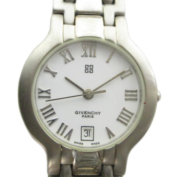 ジバンシィ GIVENCHY ジャンク品 7.182.0.0.82 腕時計 ウォッチ クォーツ 白文...