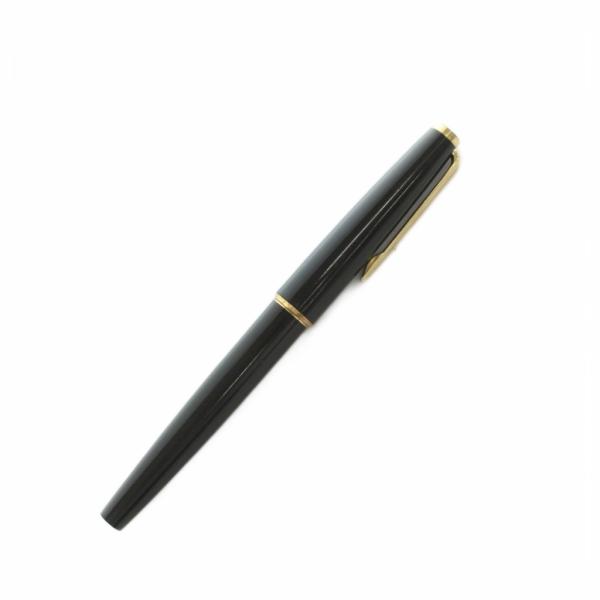 モンブラン MONT BLANC 万年筆 文房具 筆記用具 黒 ブラック ゴールドカラー /MI ■...