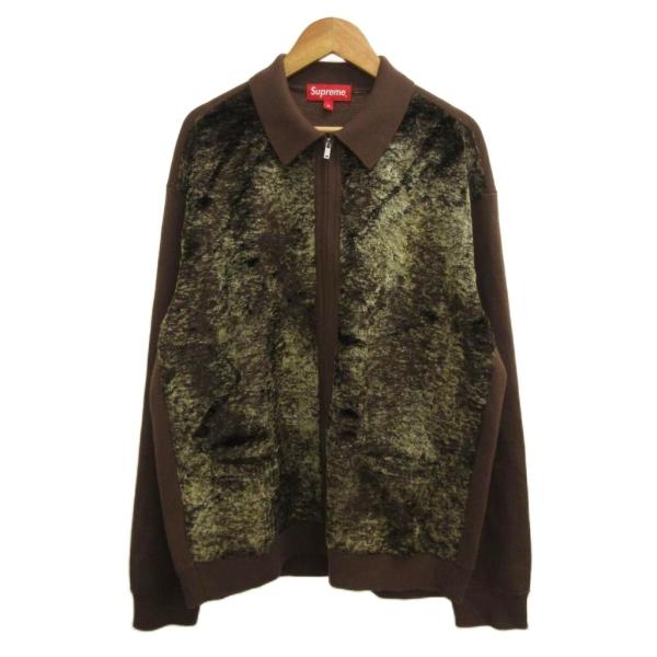 シュプリーム SUPREME 22AW Faux Fur Zip Up Cardigan フェイクフ...