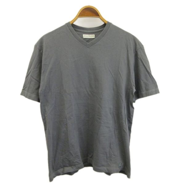 エンポリオアルマーニ EMPORIO ARMANI Tシャツ カットソー 半袖 Vネック ロゴ M ...