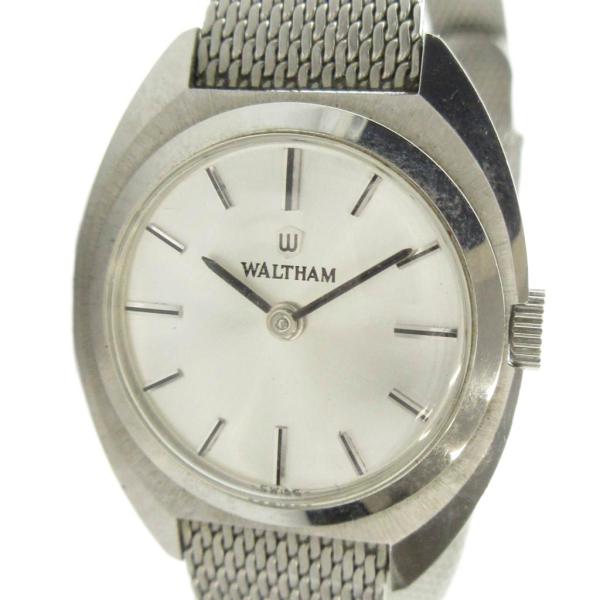 ウォルサム WALTHAM ジャンク品 P6E0348 腕時計 ウォッチ 手巻き ロゴ メッシュブレ...