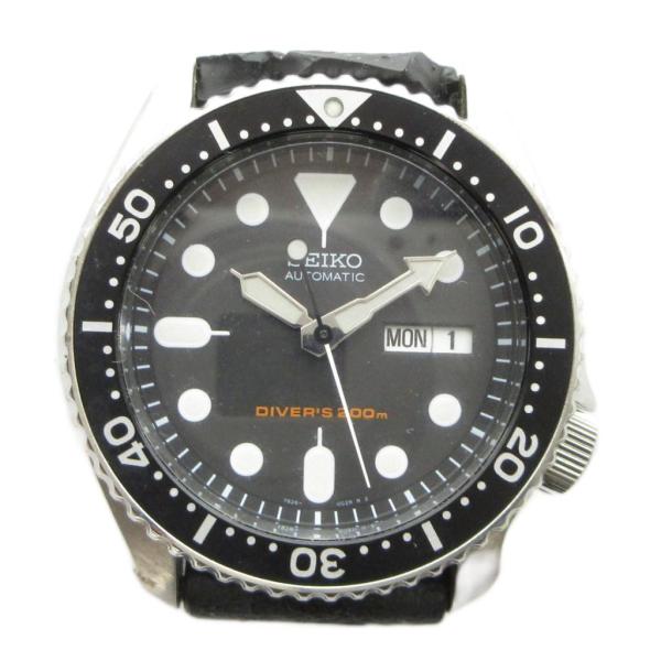 セイコー SEIKO 7S26-0020 DIVER'S 200m 腕時計 ダイバーズウォッチ ブラ...