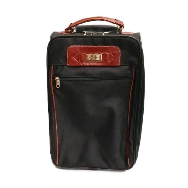 サムソナイト Samsonite キャリーケース スーツケース ロゴ キャンバス レザー ロゴ 黒 ...
