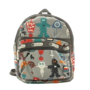 レスポートサック LesportSAC リュックサック デイバッグ ミニ 総柄 グレー /KU ■GY18 キッズ