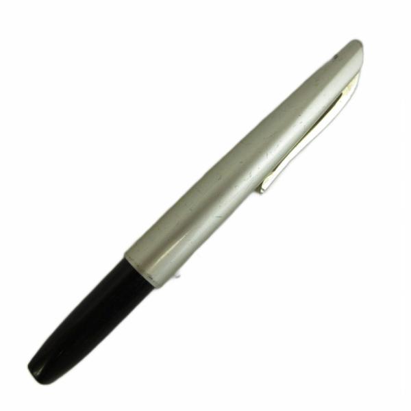 プラチナ PLATINUM ヴィンテージ ポケット万年筆 文房具 筆記用具 ペン先14K ロゴ 黒 ...