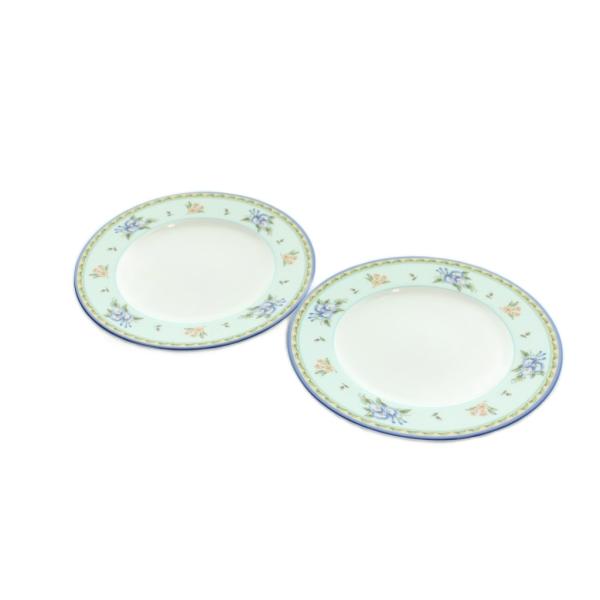 未使用品 ティファニー TIFFANY &amp; CO. プレート 皿 2枚セット 食器 ロゴ 白 ホワイ...