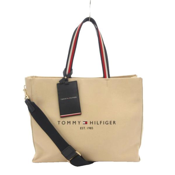 トミーヒルフィガー TOMMY HILFIGER 2WAY トートバッグ ショルダーバッグ キャンバ...