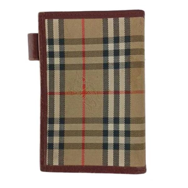 バーバリー ロンドン BURBERRY LONDON システム手帳カバー キャンバス レザー ノバチ...