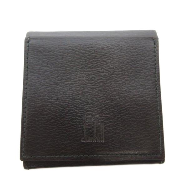 ダンヒル dunhill 小銭入れ コインケース レザー ロゴ 黒 ブラック /FF ■GY18 メ...