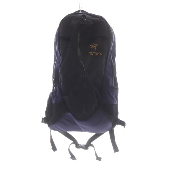 アークテリクス ARC'TERYX リュックサック バックパック キャンバス 紺 ネイビー 黒 ブラ...