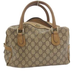 グッチ GUCCI ハンドバッグ 手提げ GG柄 PVC レザー ベージュ 002・58・4422 /FF ■GY18 レディース